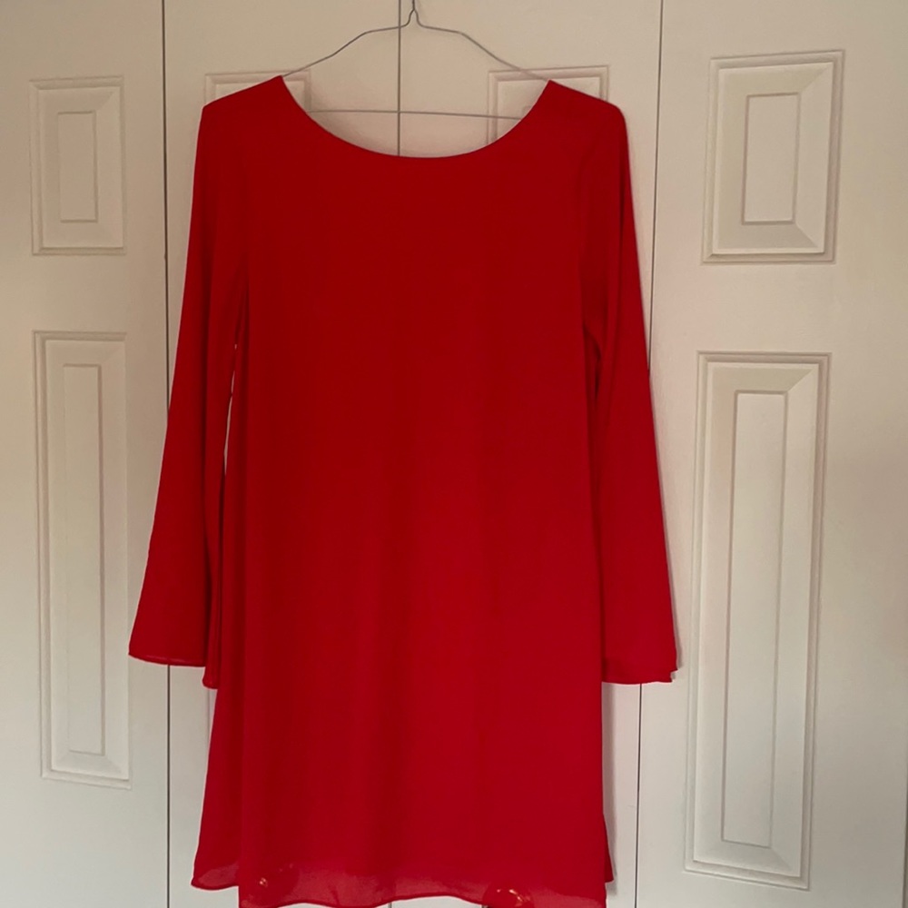 EUC long sleeve, red, Pinkblush dress.